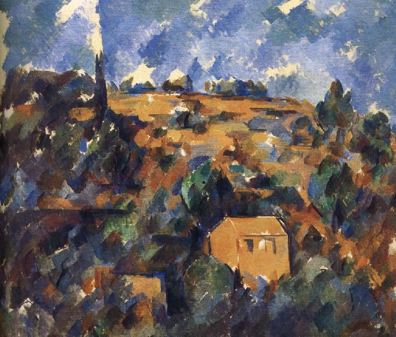 Paul Cezanne van het huis op een heuvel China oil painting art